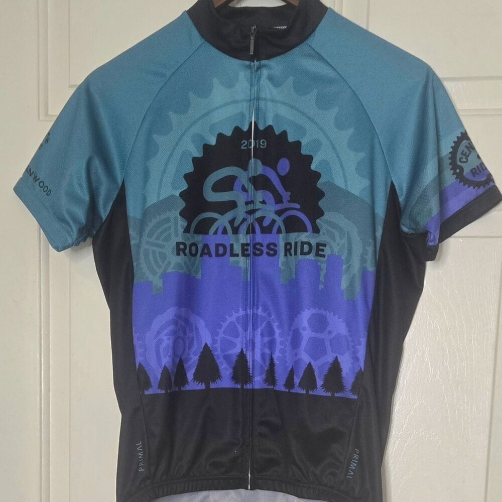 Primal Men's 2019 Roadless Ride Cycling Jersey Century Rider Size Small